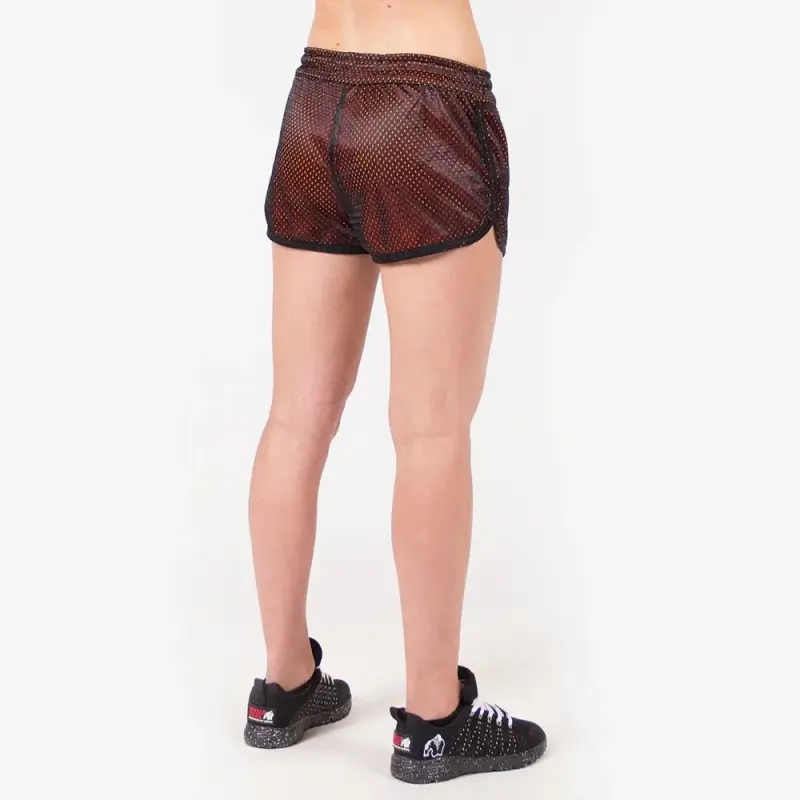 Gorilla Wear Женские шорты Madison Reversible Short Black/N-Orange