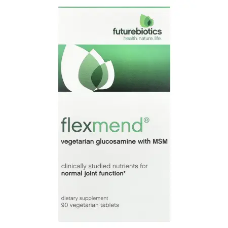 Futurebiotics, FlexMend®, вегетарианский глюкозамин с МСМ, 90 вегетарианских таблеток – оригинальная продукция AthleticFuel