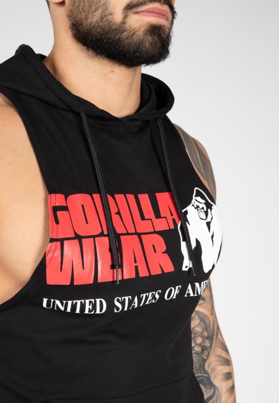 Gorilla Wear Безрукавка Rogers Hooded Tank Top Black
