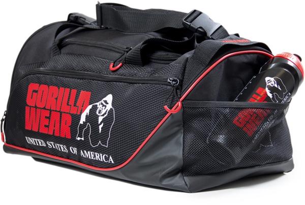 Gorilla Wear  Jerome Gym Bag - Black/Red