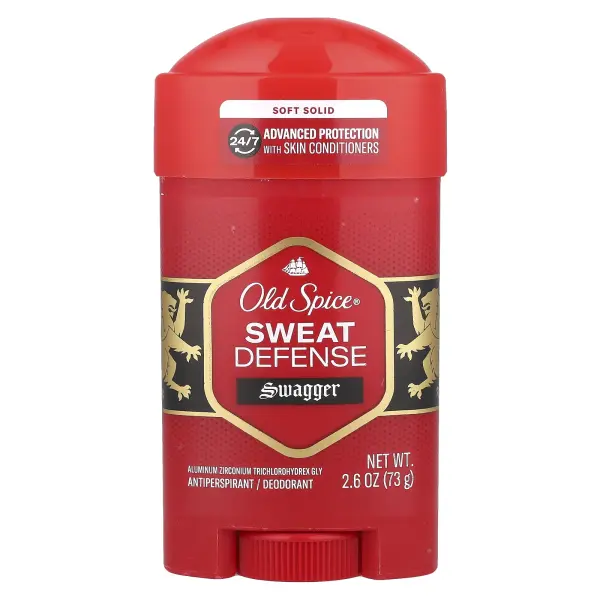 Old Spice, Дезодорант-антиперспирант для защиты от пота, мягкое твердое вещество, насыщенный вкус, 7