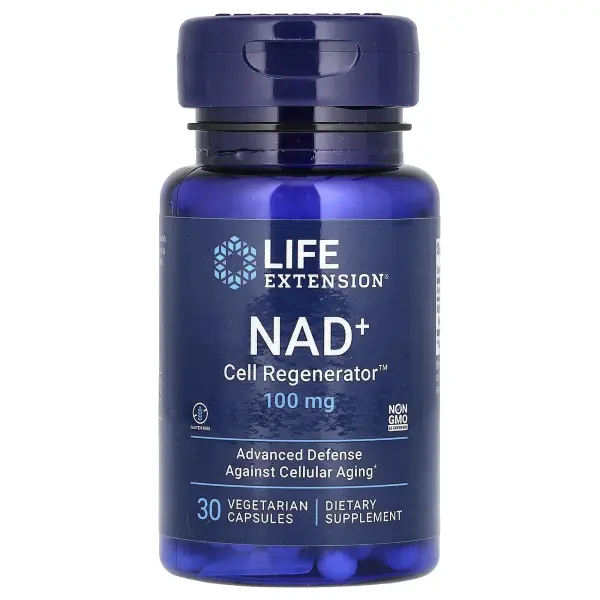 Life Extension, регенератор НАД и клеток, 100 мг, 30 вегетарианских капсул