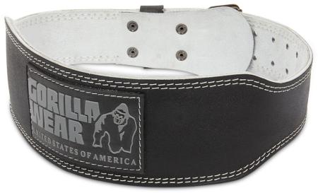 Gorilla Wear Пояс 4 Inch Padded Leather Lifting Belt - Black/Gray