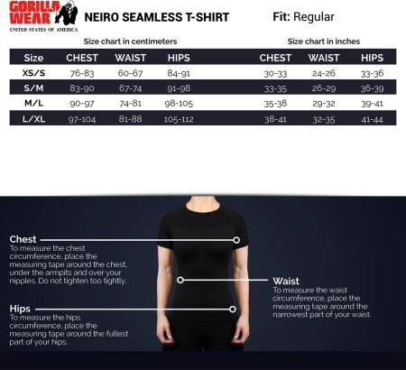 Gorilla Wear Женская футболка Neiro Seamless T-Shirt Black