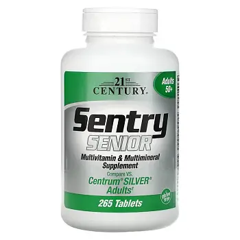 Фото 21st Century, Sentry Senior, мультивитаминная и мультиминеральная добавка, для взрослых от 50 лет, 2