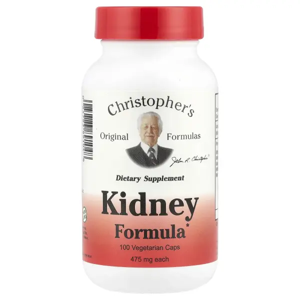 Christopher's Original Formulas, средство для здоровья почек, 475 мг, 100 вегетарианских капсул