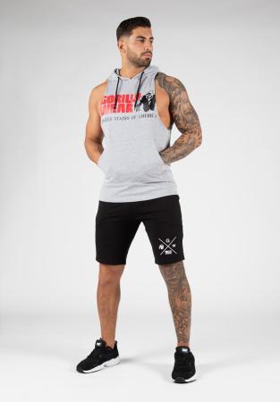 Gorilla Wear Безрукавка Rogers Hooded Tank Top  Gray Melange