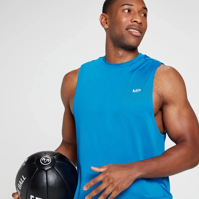 MyProtein Мужская майка MP Men's Essentinails Training Tank Top True Blue