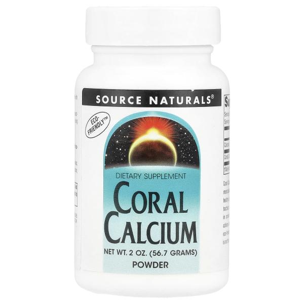 Source Naturals, Коралловый кальций в порошке, 56,7 г (2 унции)