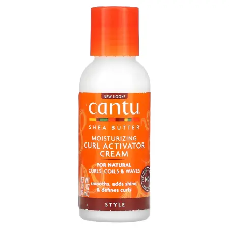 Cantu, увлажняющий крем-активатор с маслом ши, для естественных кучерявых и волнистых волос, 89 мл (