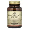 Solgar, Ресвератрол, 250 мг, 30 мягких желатиновых капсул – оригинальная продукция AthleticFuel