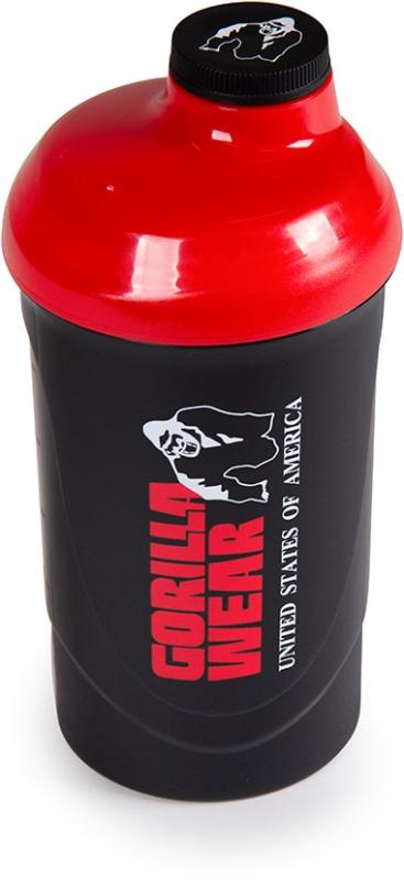Gorilla Wear Шейкер Wave Shaker 600ML - Black/Red