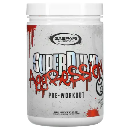 Gaspari Nutrition, SuperPump Aggression Pre-Workout, Fruit Punch Fury, 450 