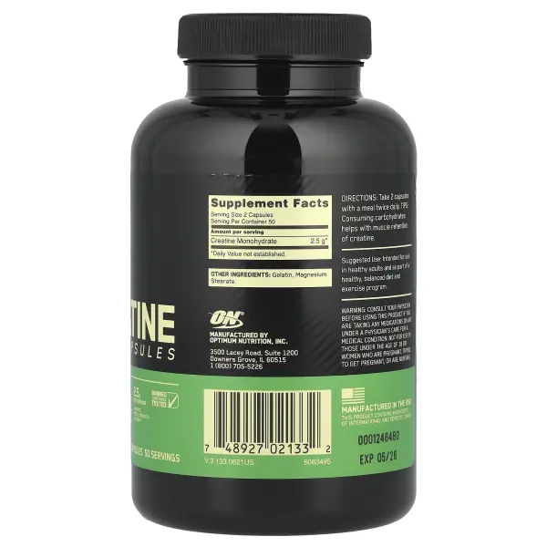 Optimum Nutrition Creatine 2500mg 100 капс. Optimum Nutrition Creatine 2500mg 100 капс.