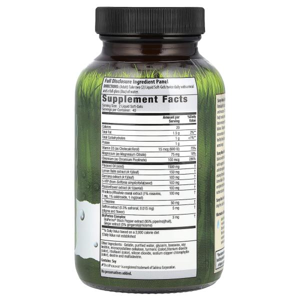 Irwin Naturals, Sunny Mood® с 5-HTP, плюс витамин D3, 80 желатиновых капсул