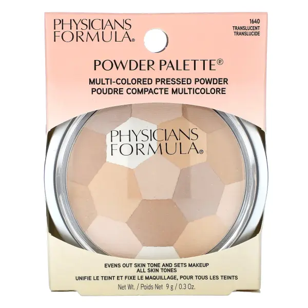 Physicians Formula, Powder Palette, разноцветная прессованная пудра, 1640 полупрозрачная, 9 г (0,3 у