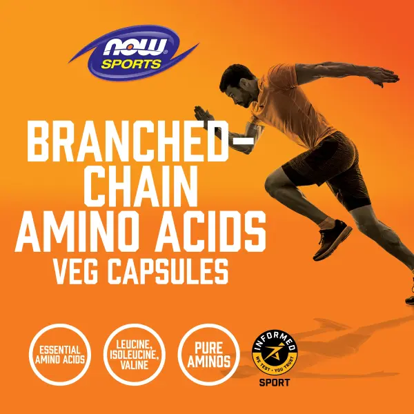 Now Foods, Sports, аминокислоты с разветвленными цепями, 240 капсул