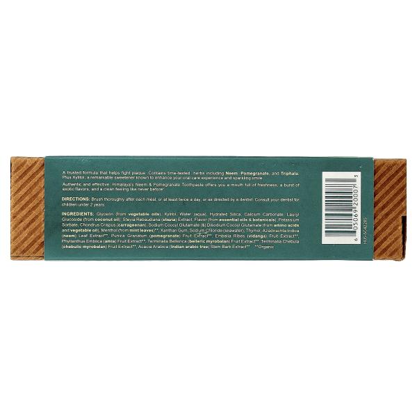 Himalaya, Botanique, зубная паста, ним и гранат, травяная мята, 150 г (5,29 унции)