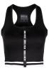 Gorilla Wear Женский Топ Mesa Zip Front Crop Top - Black