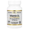 California Gold Nutrition, витамин D3, 50 мкг (2000 МЕ), 90 капсул