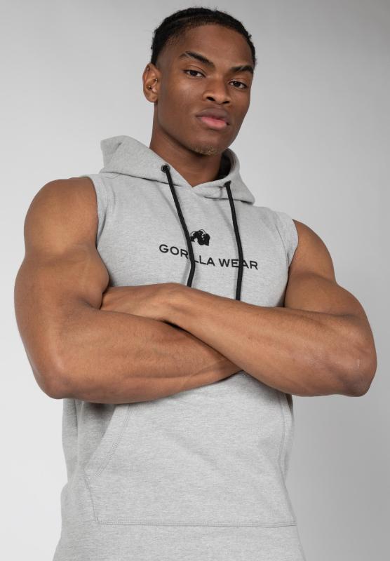 Gorilla Wear Безрукавка Lincoln Sleeveless Hoodie Gray