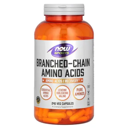 Now Foods, Sports, аминокислоты с разветвленными цепями, 240 капсул