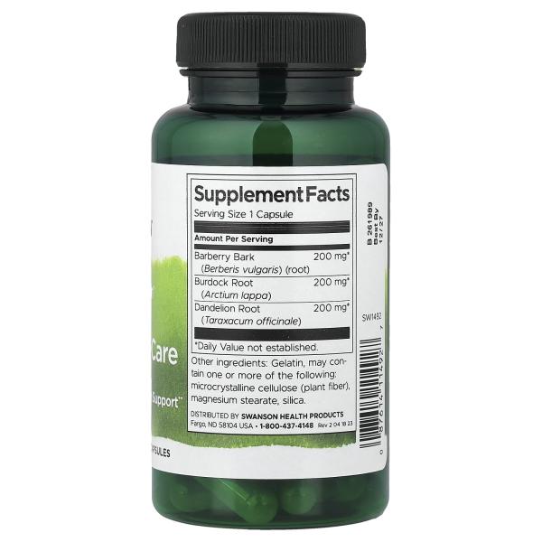 Swanson Vitamins, Full Spectrum™, средство на основе трав для поддержки жёлчного пузыря, 60 капсул – оригинальная продукция AthleticFuel