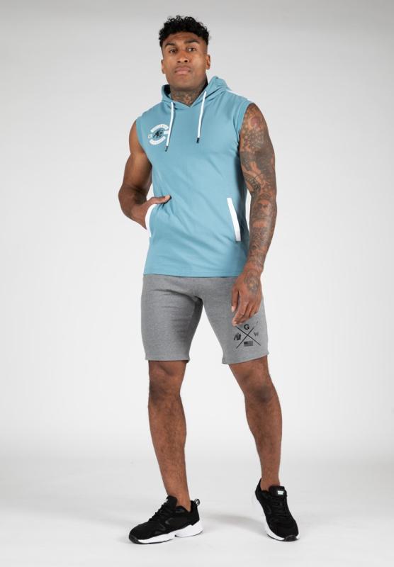 Gorilla Wear Безрукавка Oswego S/L Hooded T-Shirt Blue