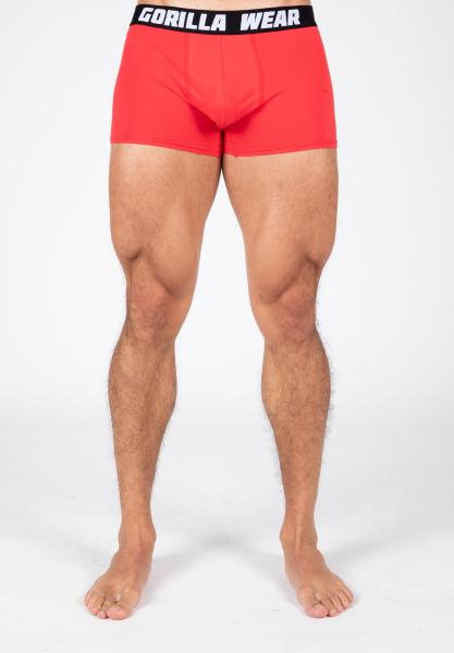 Gorilla Wear  Boxershorts 3-Pack - Gray/Navy/Red