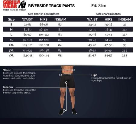 Gorilla Wear Штаны Riverside Track Pants Black
