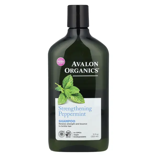 Avalon Organics, укрепляющий шампунь с перечной мятой, 325 мл (11 жидк. унций)