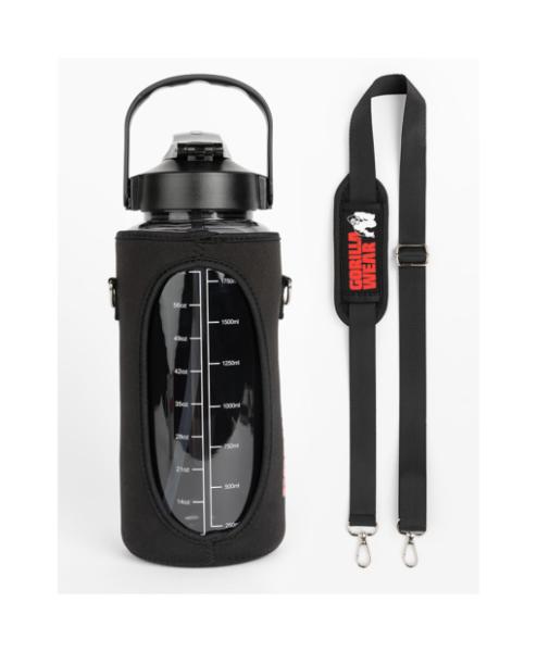 Gorilla Wear Бутылка для воды Water Bottle With Sleeve 2L Black