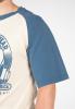 Gorilla Wear Футболка Logan Oversized T-Shirt Beige/Blue