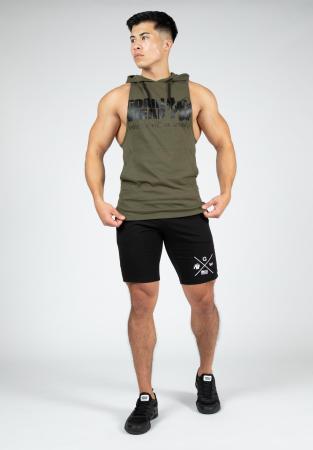Gorilla Wear Безрукавка Rogers Hooded Tank Top Army Green