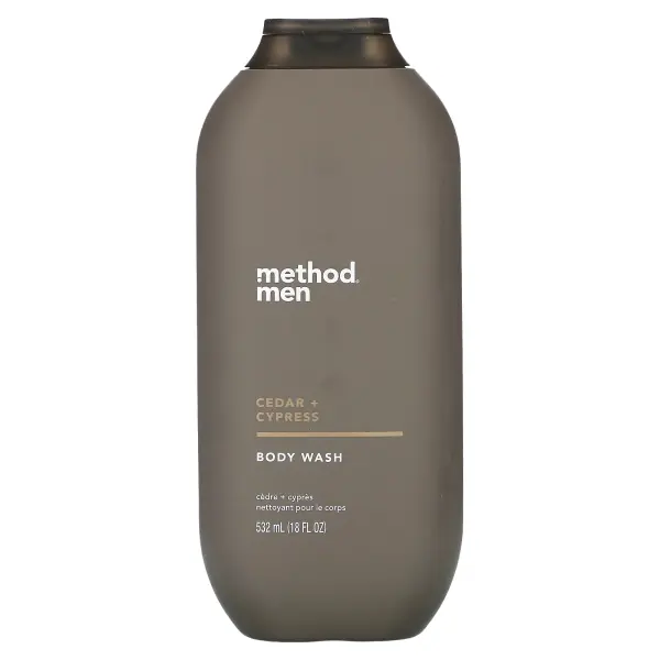 Method, Для мужчин, гель для душа, кедр и кипарис, 532 мл (18 жидк. унц.)