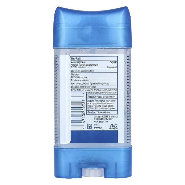 Gillette, ClearShield, дезодорант-антиперспирант, Power Rush, 107 г (3,8 унции)