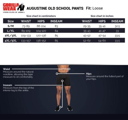 Gorilla Wear Штаны Augustine Old School Pants Gray