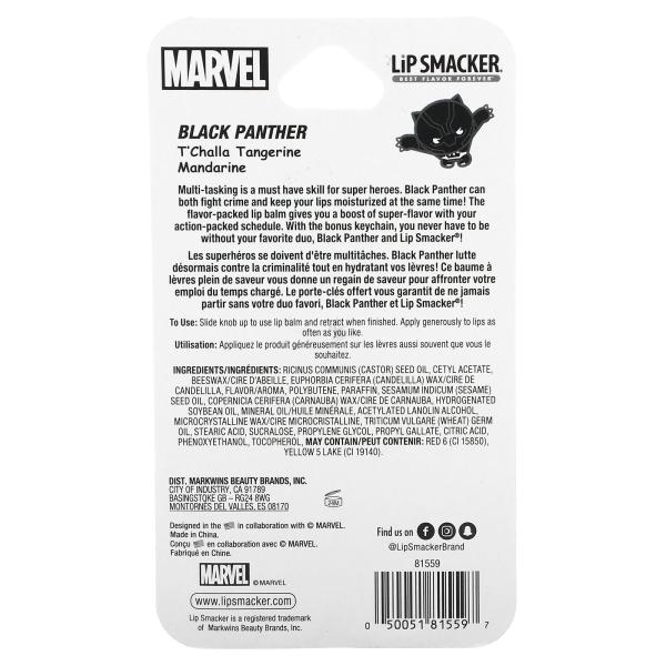 Lip Smacker,  Marvel Superhero, Black Panther, , 4 