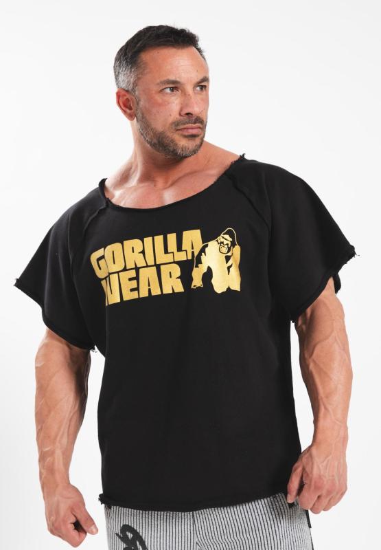 Gorilla Wear Футболка Classic Workout Top - Black/Gold