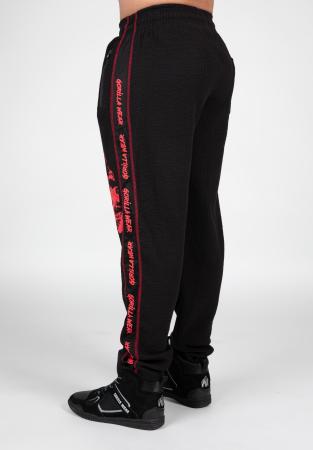 Gorilla Wear Штаны Buffalo Old School Workout Pants Black/Red