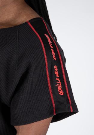 Gorilla Wear Футболка Buffalo Old School Workout Top  Black/Red