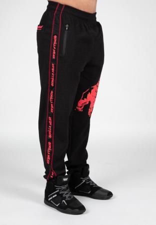 Gorilla Wear Штаны Buffalo Old School Workout Pants Black/Red
