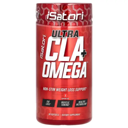 Isatori, Ultra CLA + омега, 90 мягких таблеток