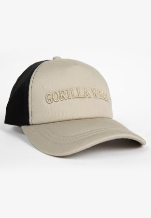 Gorilla Wear Бейсболка Sharon Ponytail Cap Beige/Black