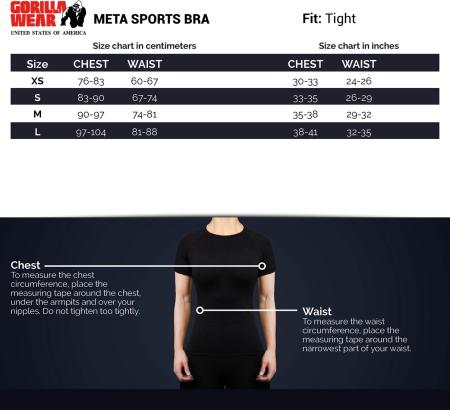 Gorilla Wear Женская Бра Meta Sports Bra Burgundy Red