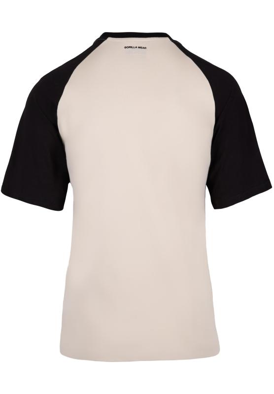 Gorilla Wear Футболка Logan Oversized T-Shirt Beige/Black