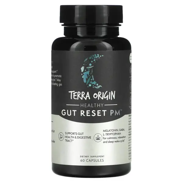 Terra Origin, Healthy Gut ™ Reset PM, 60 капсул