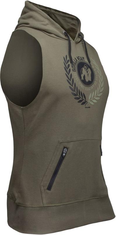 Gorilla Wear Безрукавка Manti Sleeveless Hoodie Army Green