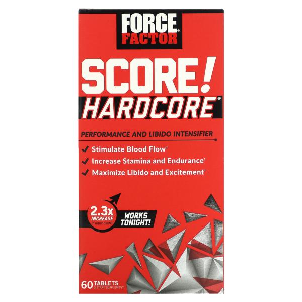 Force Factor, Score! Hardcore 60 таблеток