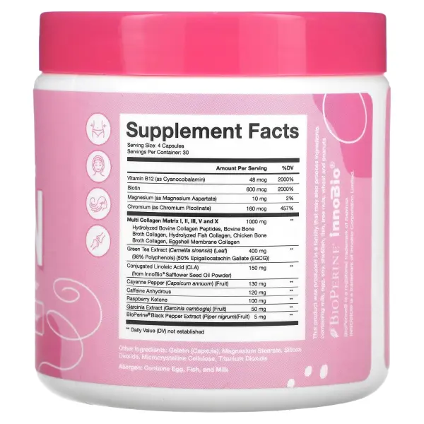 Obvi, Collagenic Burn, 120 капсул